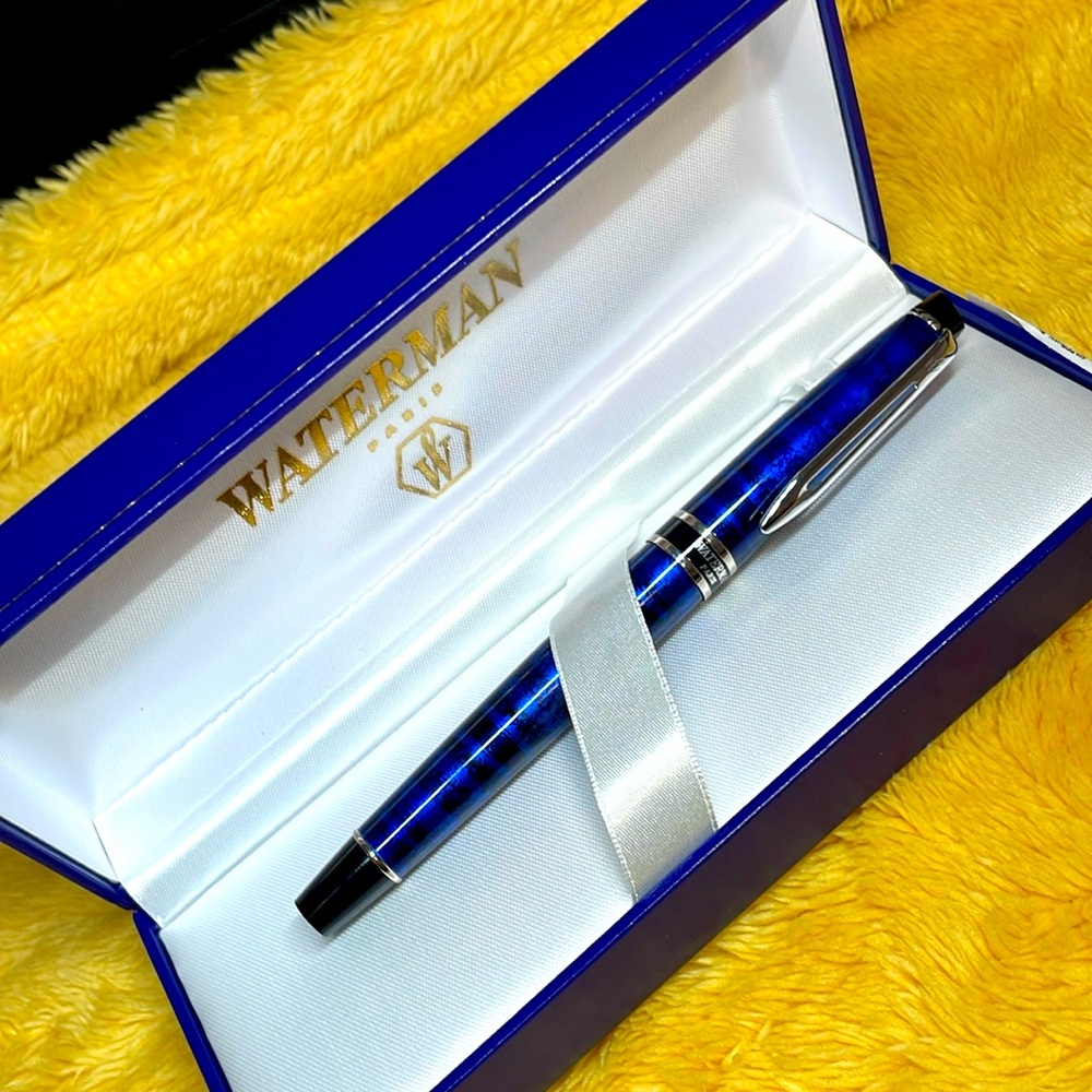 Waterman Expert Rollerball Dune blue - Pen Realm